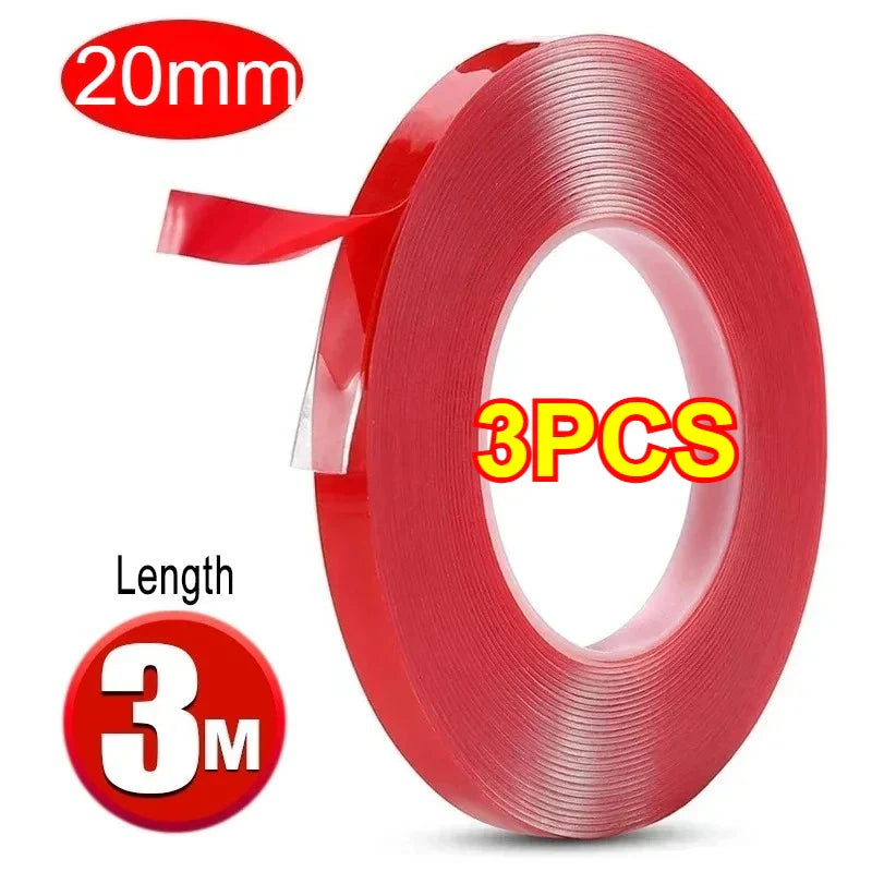 Nano Double-Sided Adhesive Tape – Transparent, Reusable, Waterproof