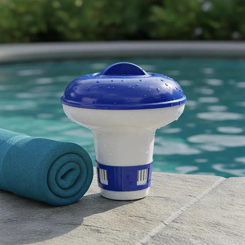 Floating Pool Chlorine Dispenser – Portable 5" Dosing Float