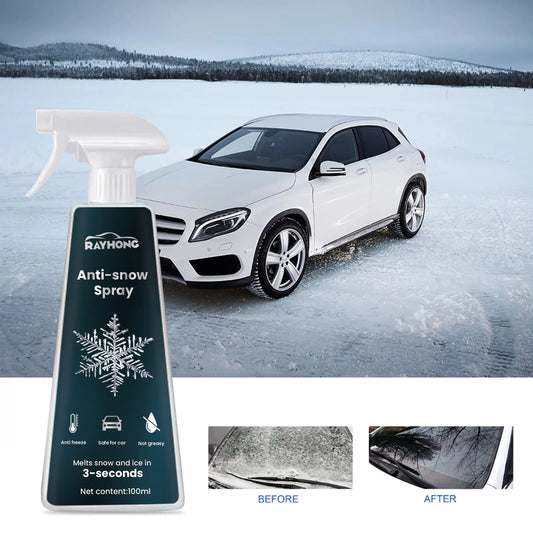 RayHong Car Window Ice & Snow Melting Spray 100ml – Anti-Freeze Car Ice Melt Spray Peaceful Pleasures Health and Wellness