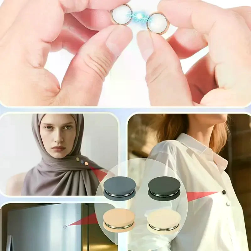 No-Sew Clothes Clips | Button Clasps to Resize Dresses & Scarves
