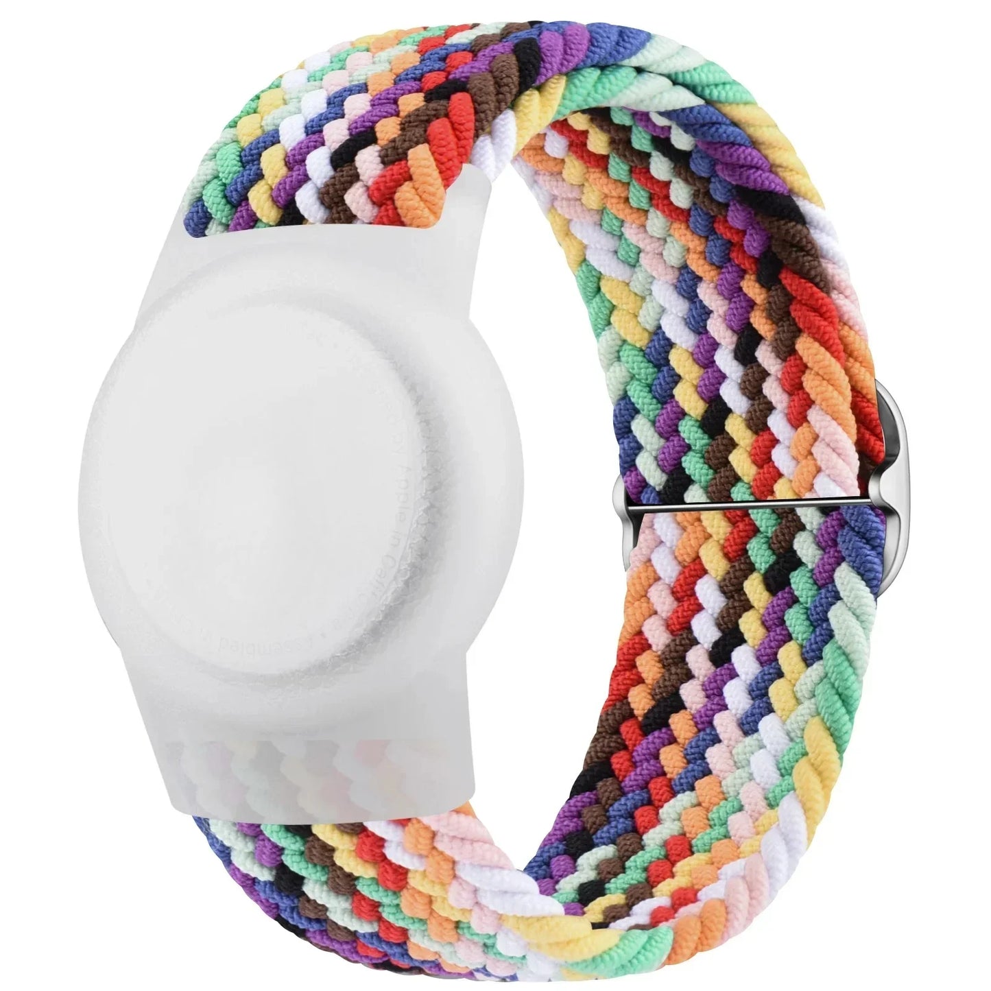 Nylon Braided AirTag Wristband – Kids GPS Tracker Bracelet