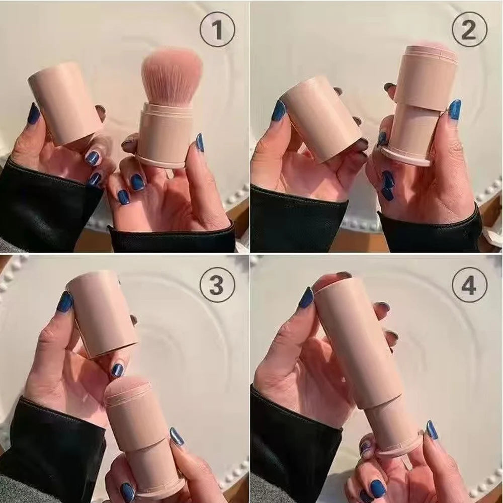 Extendable Travel Makeup Brush – Powder & Blush On-the-Go