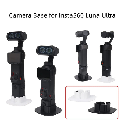 Camera Base For Insta360 Luna Ultra Silicone Anti-Slip Pads On Both Sides Of The Base Effectively Secure The Device Peaceful Pleasures Health and Wellness