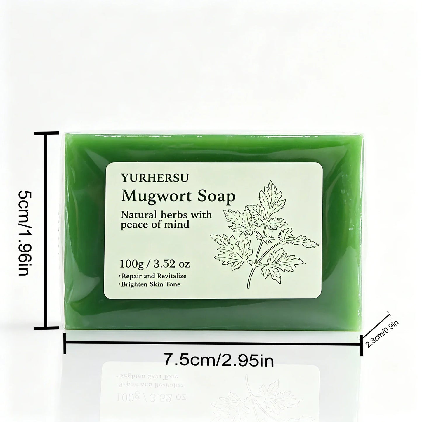 Natural Mugwort Soap – Herbal Hydrating Face & Body Bar