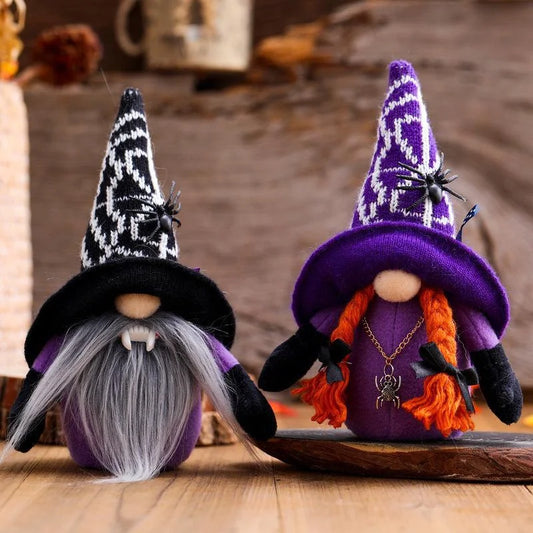 Cute Spider Gnome Plush Doll Vampire Halloween Home Party Decoration Peaceful Pleasures Health and Wellness