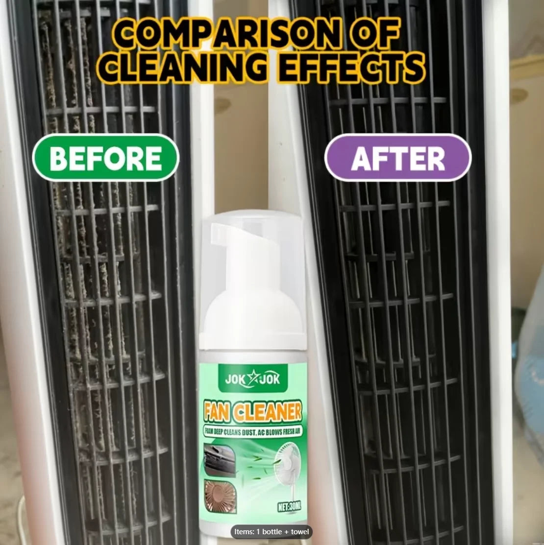 Air Conditioner Cleaning Foam – No Disassembly Needed