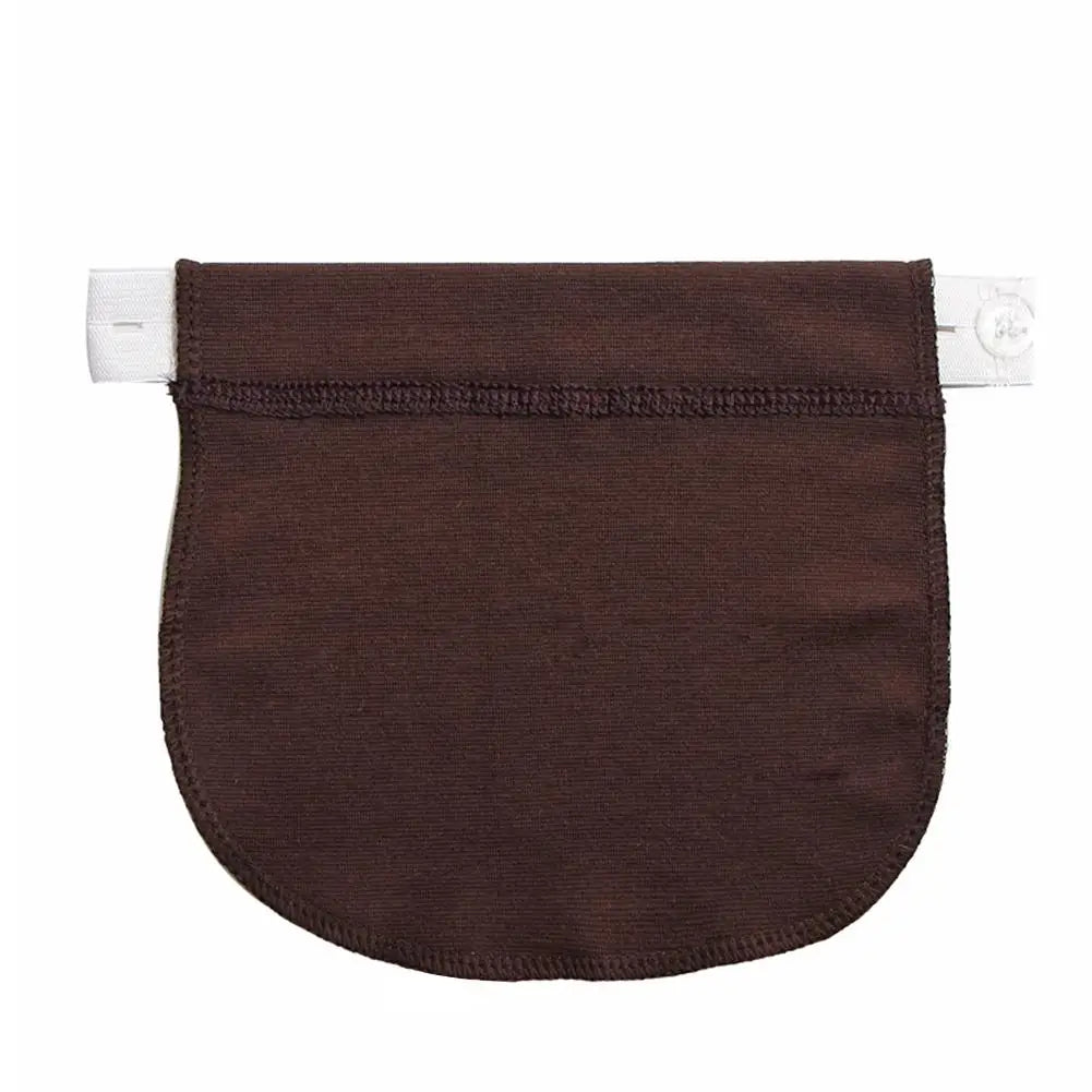 Maternity Pregnancy Waistband Belt Adjustable Elastic Pants Lengthening Extended Button for Maternity Accessories Peaceful Pleasures Health and Wellness Brass
