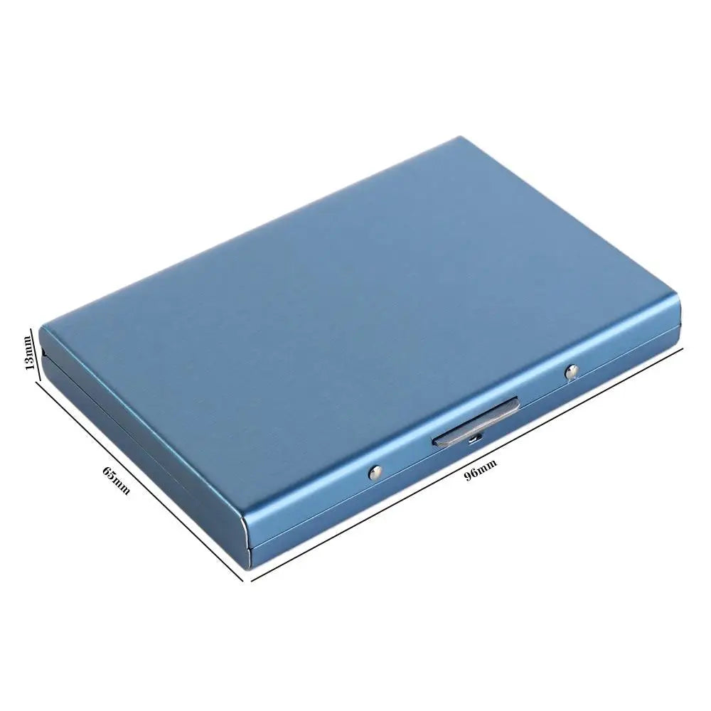 RFID Blocking Card Holder – Slim Metal Business Card Case