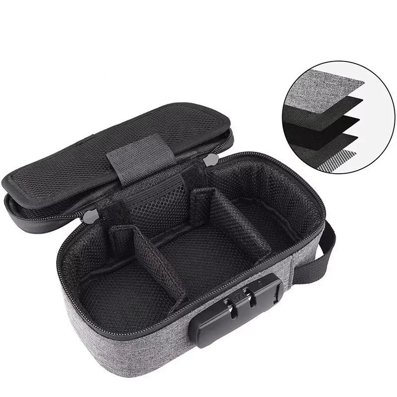Large Smell Proof Bag with Combo Lock & Activated Carbon