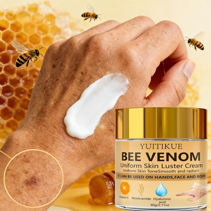 YUITIKUE Bee Venom Cream – Brighten, Hydrate & Fade Dark Spots Brightening Face Cream Peaceful Pleasures Health and Wellness
