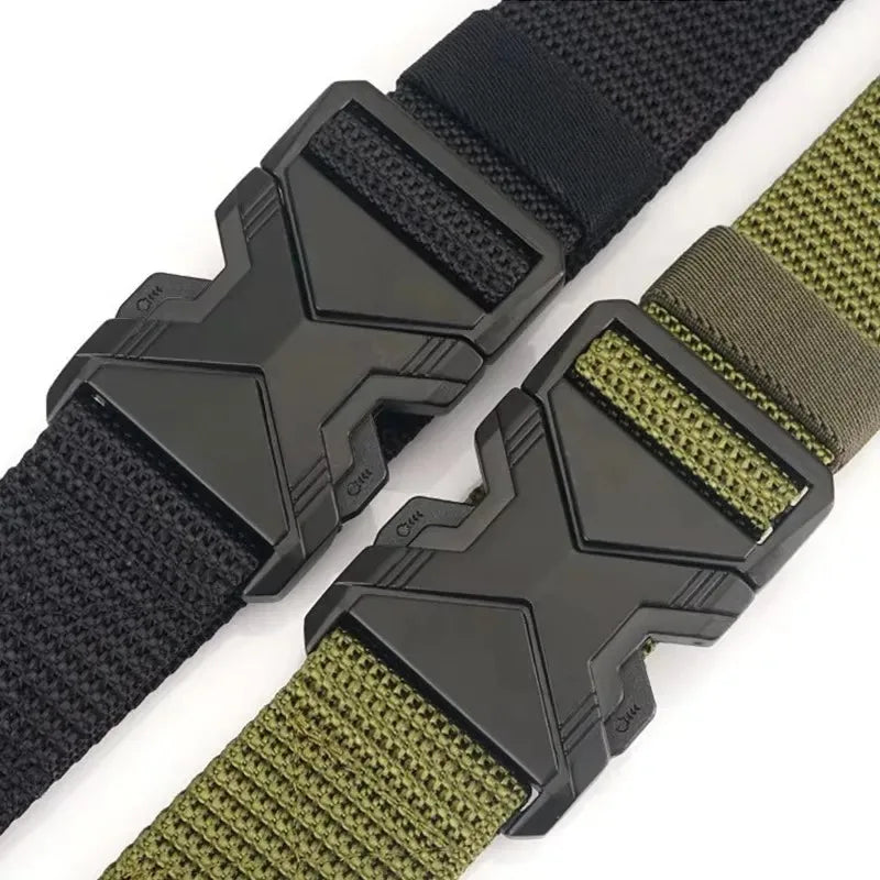 1pc Men's Tactical Sports Belt, Adjustable Quick Release Buckle Multipurpose Outdoor Training Mountaineering Belt For Ideal Gift Peaceful Pleasures Health and Wellness