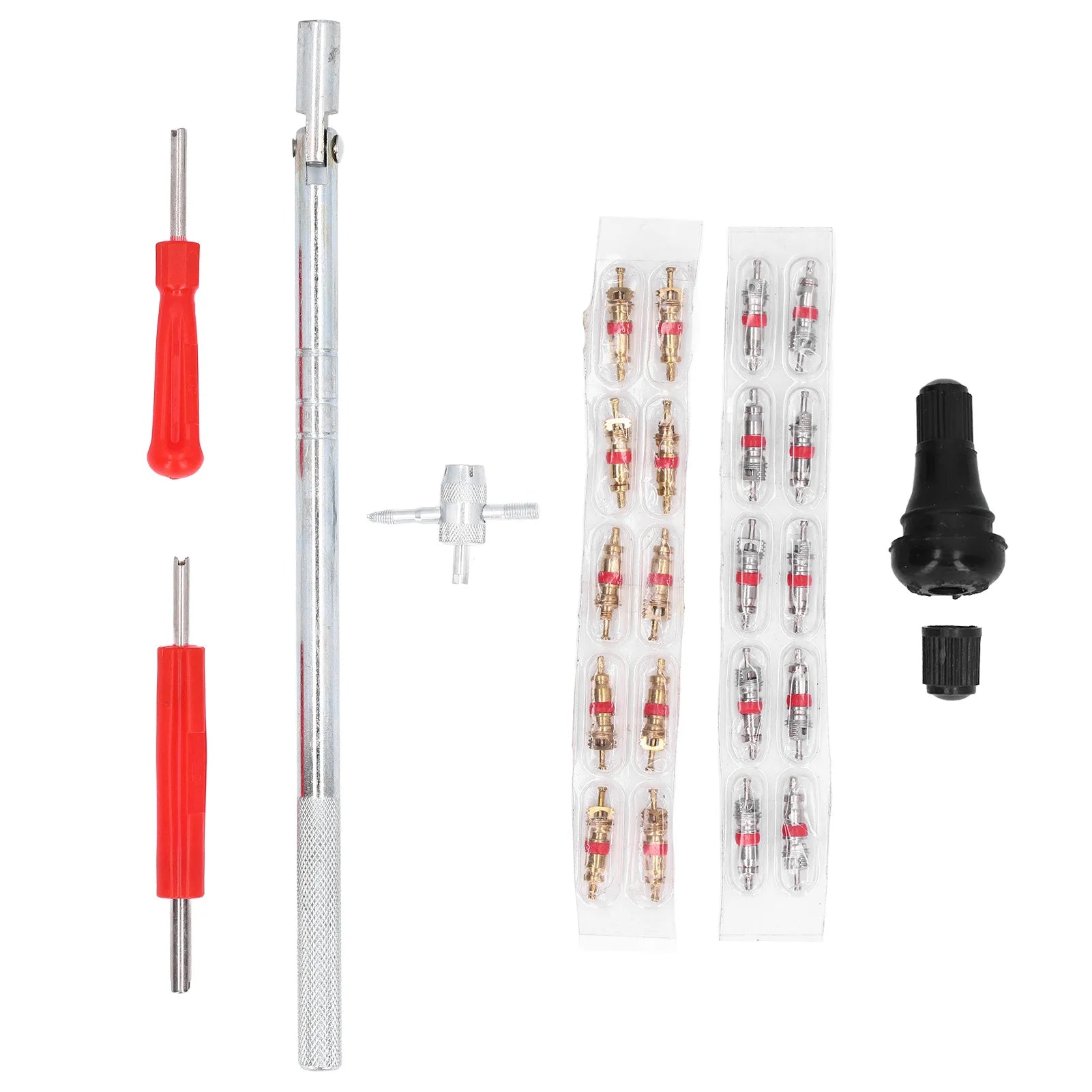 Tire Valve Stem Repair Puller Steel Non Slip Knurled Handle Avoid Damage Tire Valve Stem Installation Tool for Trucks for ATVs Peaceful Pleasures Health and Wellness
