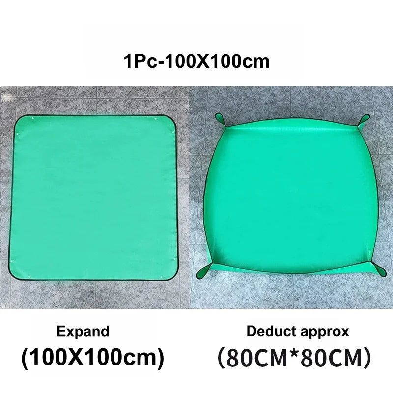 Waterproof Repotting Mat – Potting Tray for Plants & Succulents Plant Repotting Mat Peaceful Pleasures Health and Wellness 100X100cm