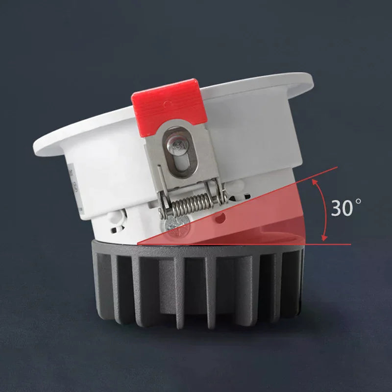 Recessed COB LED Downlight 7W 10W 12W | Aluminum Ceiling Spot