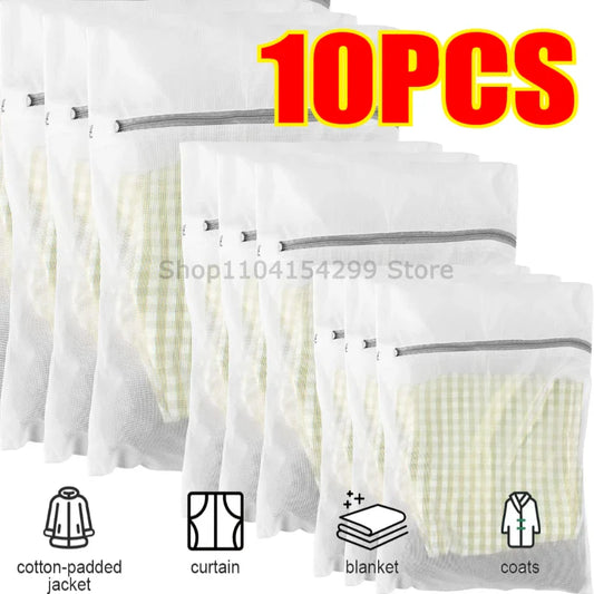 Mesh Laundry Bags – Reusable Honeycomb Polyester, 1–10 Pcs Mesh Laundry Bags Oasis Select