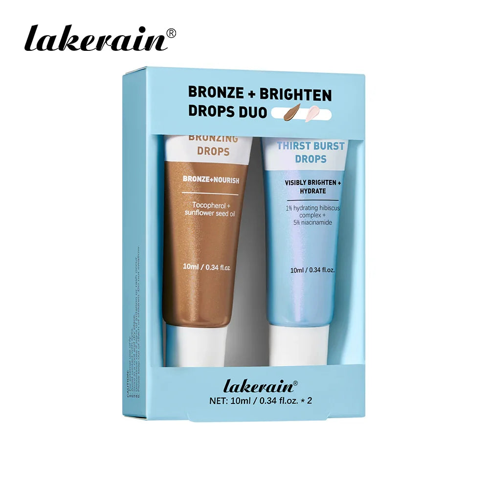 Lakerain Glow & Bronze Serum Travel Kit – Brighten & Hydrate