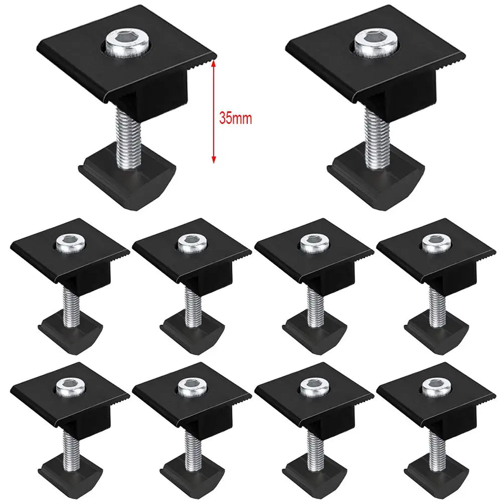 30 Solar Modules PV Bracket Trapezoidal Sheet Flat Roof Aluminium