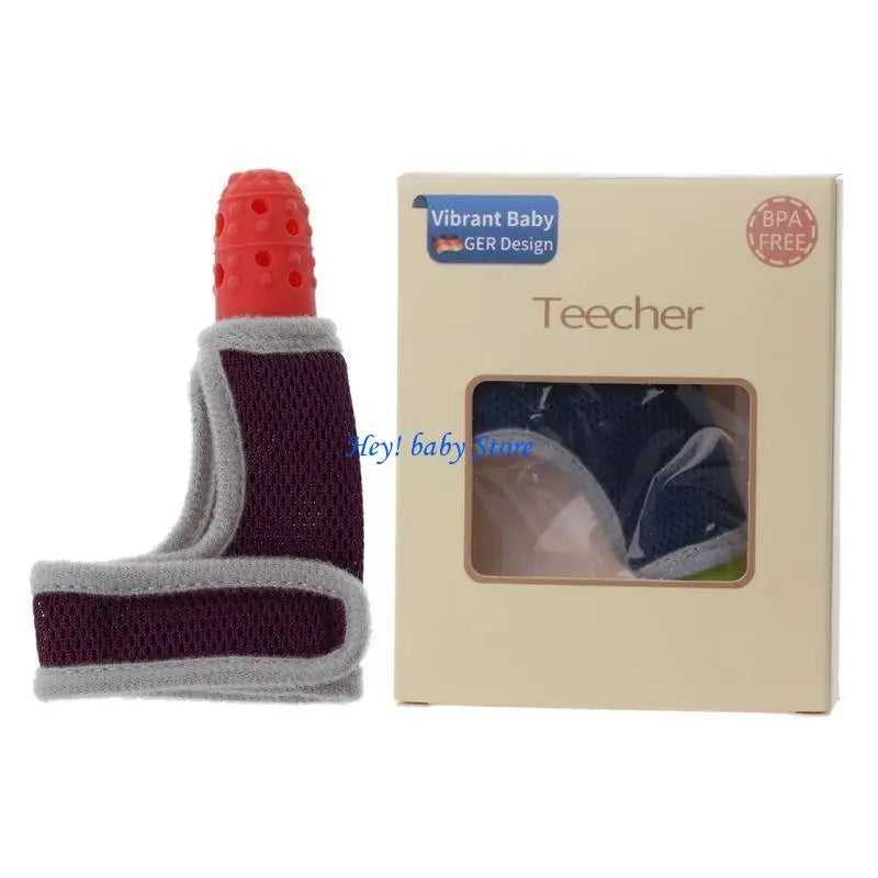 Silicone Finger Teether Glove for Babies | Gum Massager 1–3Y