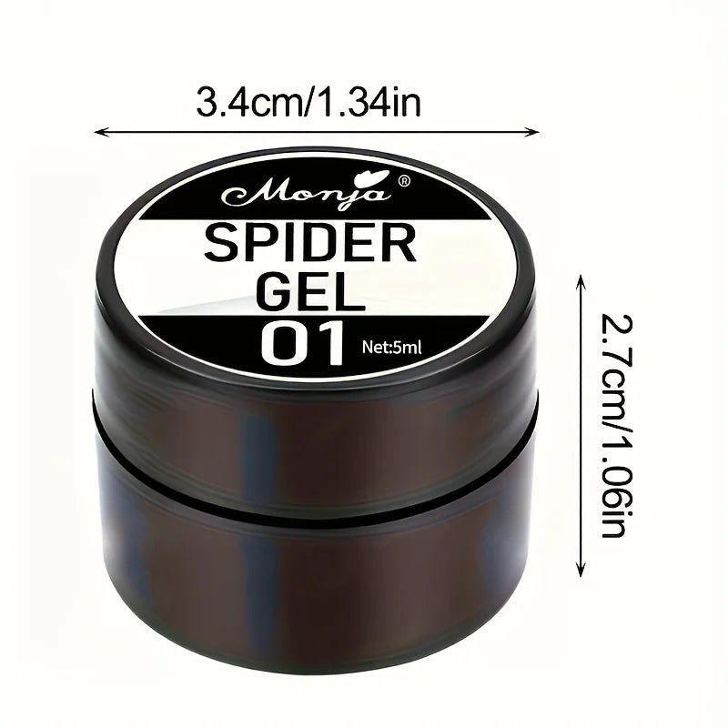 Nail Art Elastic Gel Polish – Carving & Painting, 4 Colors