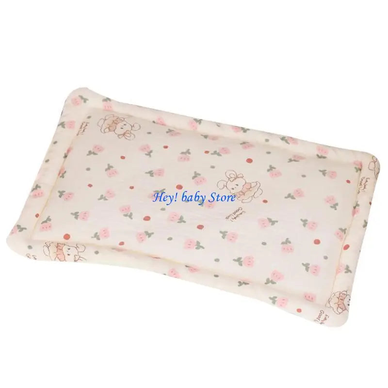 Newborn Baby Pillow – Soft Breathable 100% Cotton Head Support