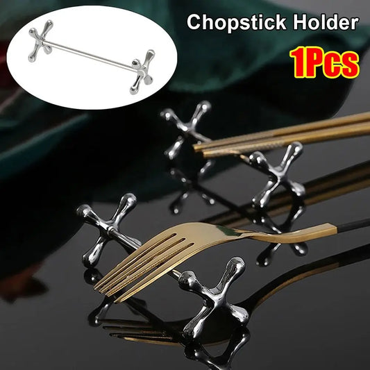 Plum Shape Stainless Steel Chopstick Holder & Tableware Rest Chopstick Holder Oasis Select