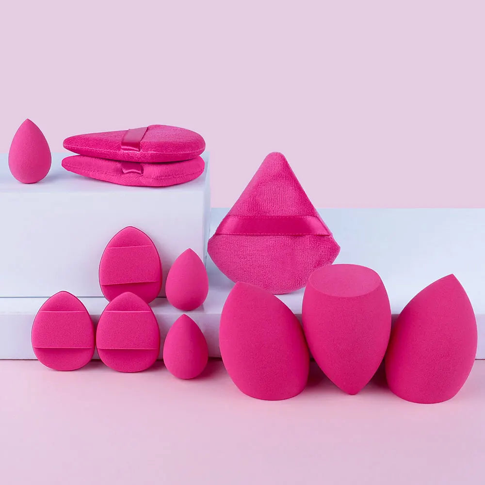 12-Piece Makeup Sponge Set – Foundation & Concealer Puffs