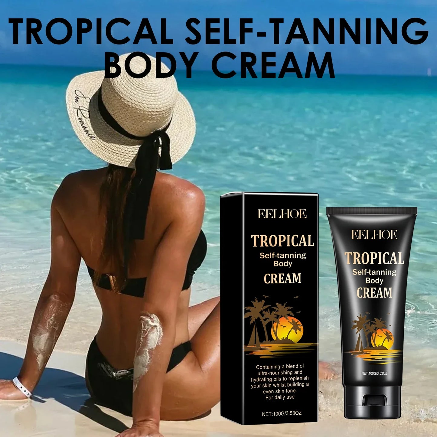 EELHOE Self-Tanning Cream – Natural Bronzer & Body Tan
