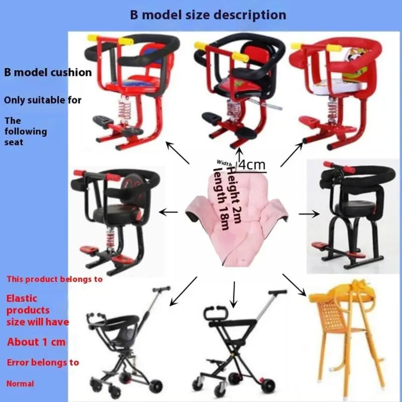 Baby Stroller Seat Cushion | Breathable Anti-Slip Quick Install