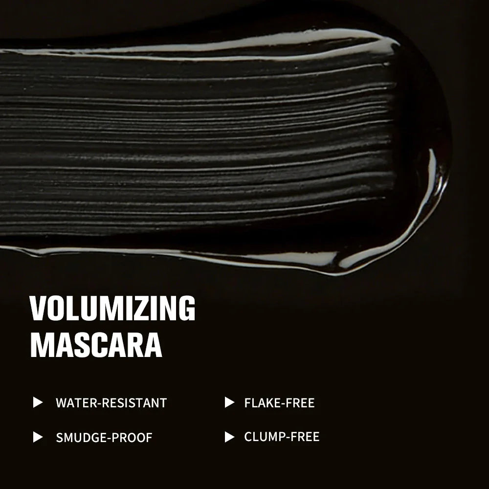 Black Volumizing Mascara – Waterproof, Lengthening & Smudge-Proof