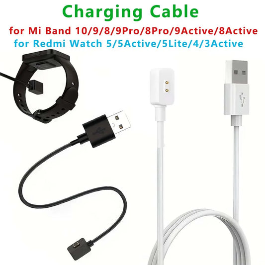 Charging Cable For Redmi Watch 4 5 Dock Data Line Power Cord Fast Charger Power USB Adapter for Mi Band 8 Smartwatch Accessories Peaceful Pleasures Health and Wellness
