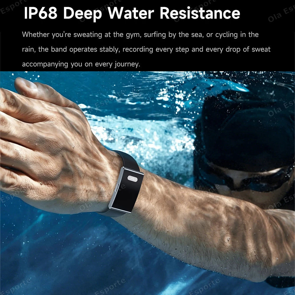 ECG Smart Bracelet Heart Rate Sleep 5ATM Waterproof Fitness Watch 2026 New NO Screen Smartwatch Men Women Health Sport Wristband Peaceful Pleasures Health and Wellness
