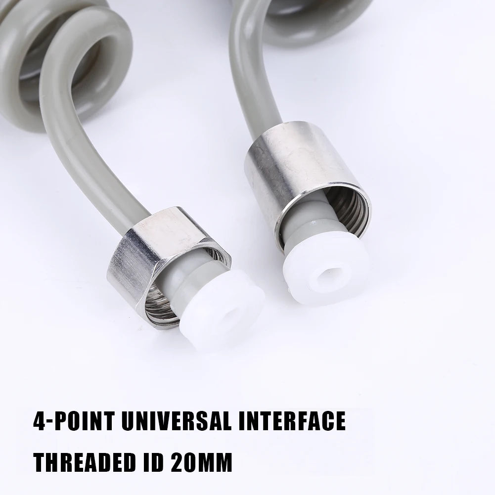 2/3/5 Meters Telephone Line Shower Hose Flexible Water Plumbing Hose Plastic Anti-wrap for Bathroom Water Toilet Bidet Sprayer Peaceful Pleasures Health and Wellness