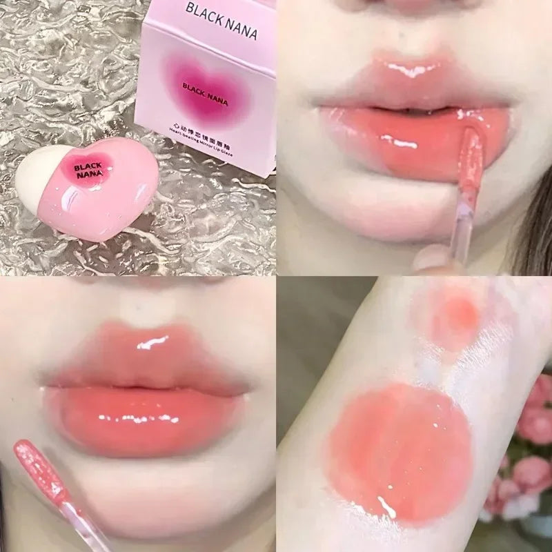 Heart-Shaped Jelly Lip Gloss | Hydrating Mirror Shine Tint