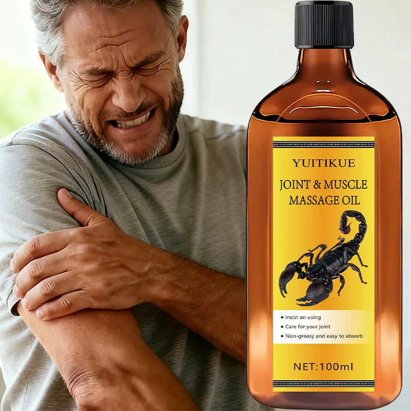 YUITIKUE 100ml Joint & Muscle Massage Oil Non-Greasy Fast Absorption for Active Lifestyles & Sports Multi-Body Part Care Peaceful Pleasures Health and Wellness Default Title
