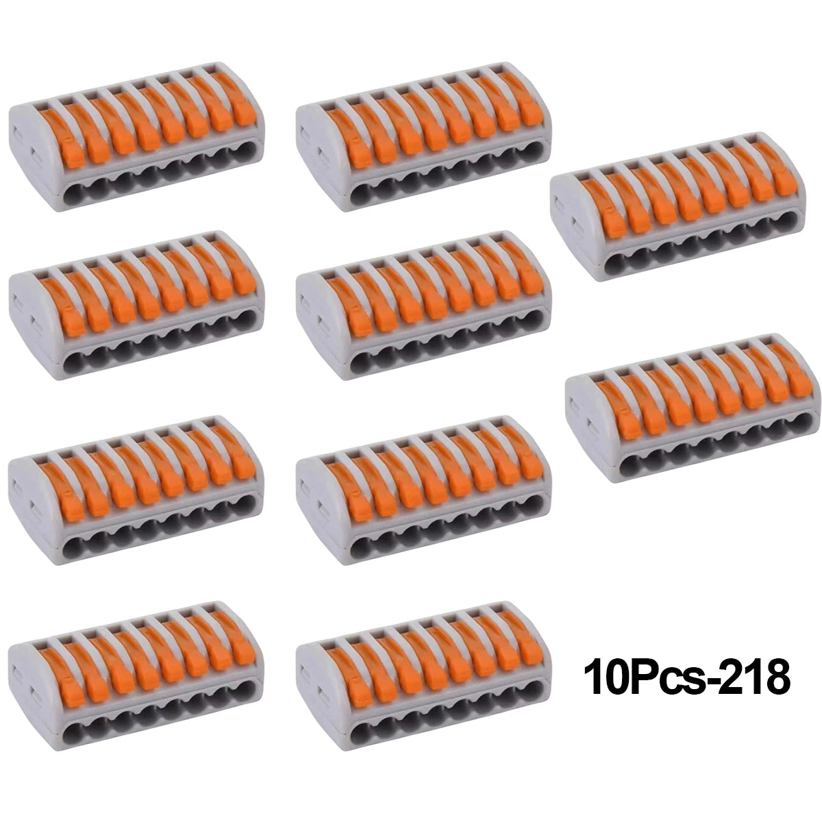 10-Pack Lever Nut Wire Connectors | Quick Splice Terminal Block