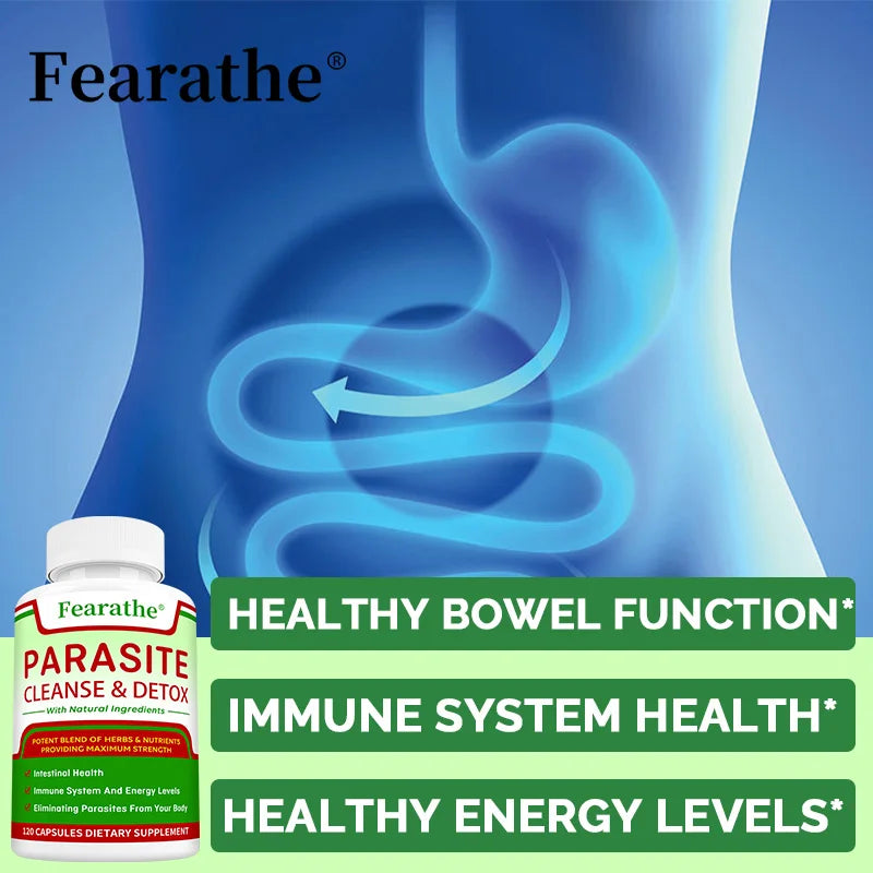 Parasite Cleanse - Bowel Cleansing Supplement, Digestive Health, Immune Health, Parasite Removal, Natural Gut Health Peaceful Pleasures Health and Wellness