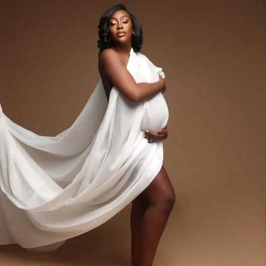 Maternity Chiffon Fabric Draping Maternity Sheer Silky See Through Photo Photography Shoot Prop Drape Peaceful Pleasures Health and Wellness