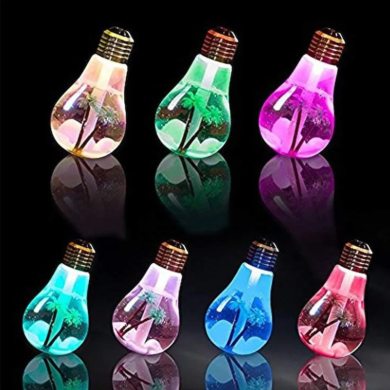 Usb Led Night Light Personal Desktop Humidifier Led Lights Home Bedroom Office Study Car Air Humidifier Room Decor Lamp Peaceful Pleasures Health and Wellness