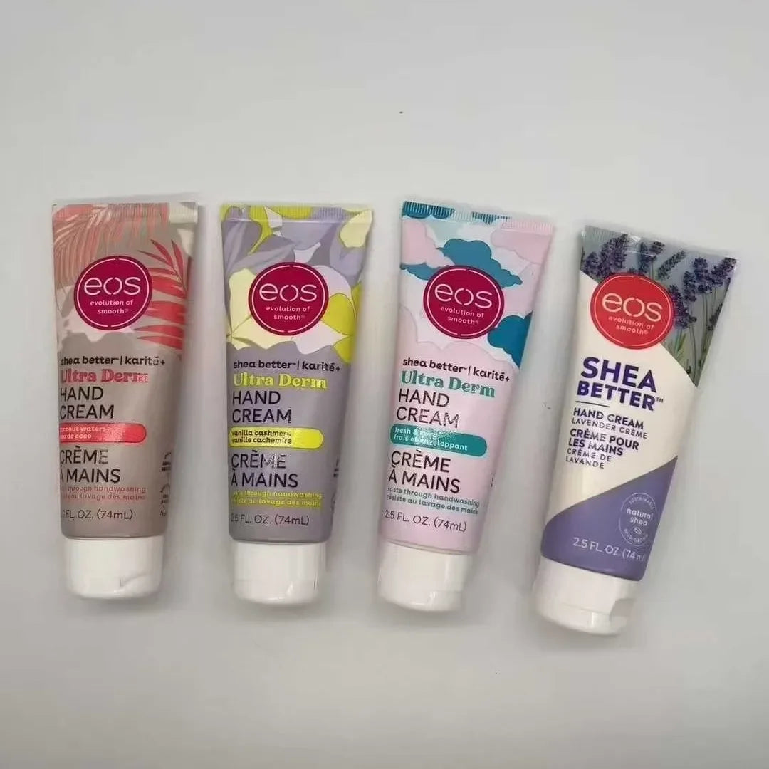 EOS Shea Better 74ml Hand Cream - Ultra Derm Moisturizing Shea Butter Enriched For Dry Cracked Skin Repair 24H Hand Skin Care Peaceful Pleasures Health and Wellness