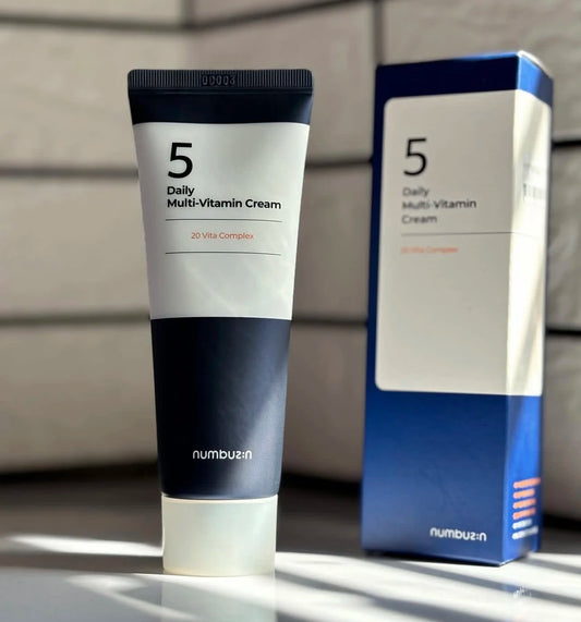 Numbuzin No.5 Daily Multi-Vitamin Cream 60ml Hydrating Nourish Rejuvenating Skincare Original Improve Skin 20 Vita Complex Cream Peaceful Pleasures Health and Wellness