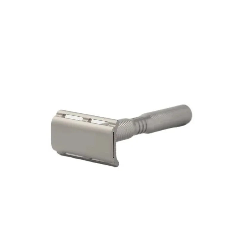 2026 Flash Sale！YAQI Ghost Multiple Thread Pattern Titanium Lightweight Safety Razor for Smooth Shaving Peaceful Pleasures Health and Wellness