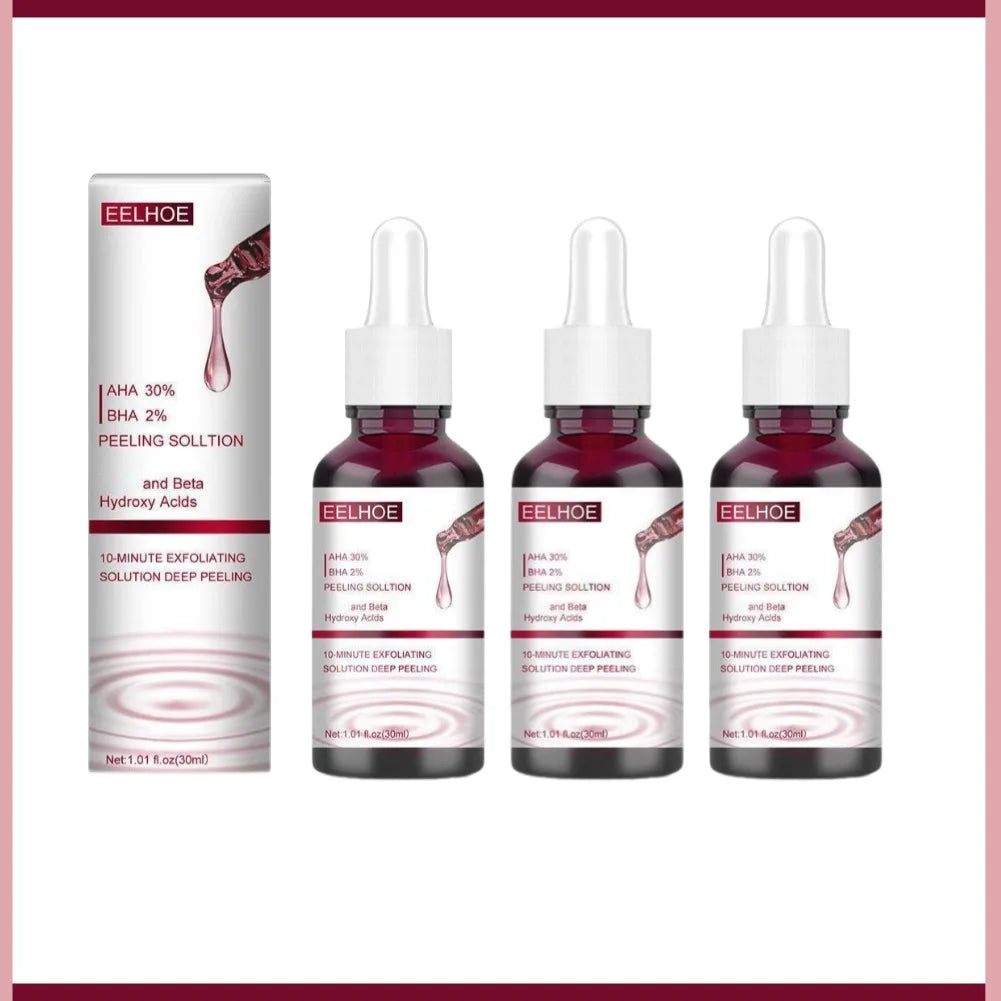 30ml Salicylic Acid Shrink Pores Serum Moisturizing Nourishing Smooth skin Essence reduce Acne Blackhead Skin care for Women Peaceful Pleasures Health and Wellness 3pcs