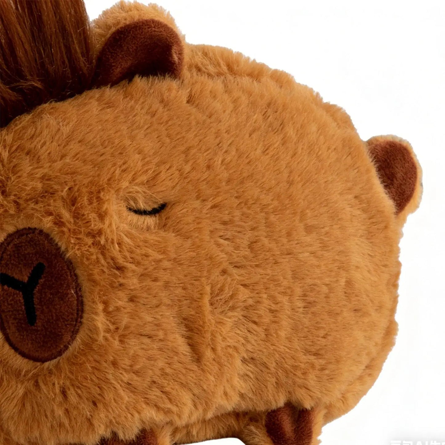 Plush Capybara Pencil Case – Large Capacity Stationery Pouch