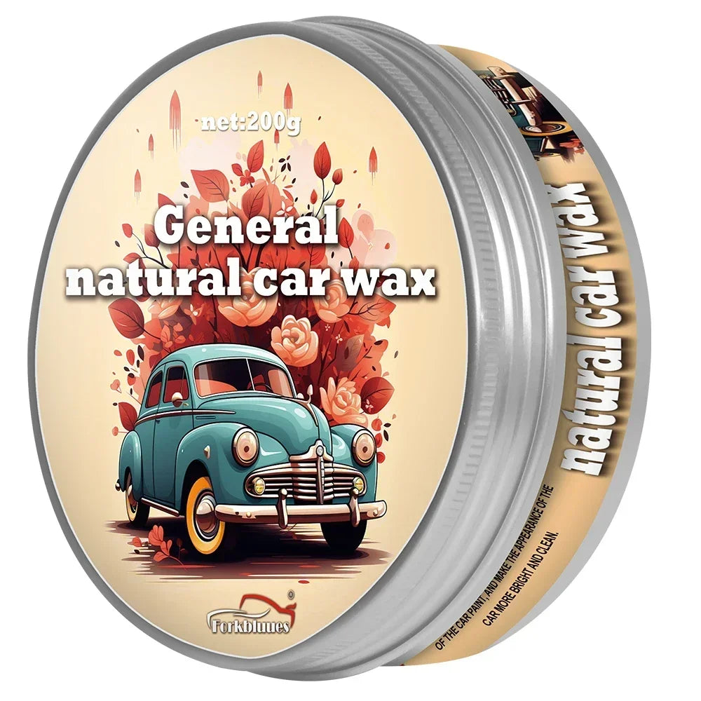 Carnauba Paste Car Wax Auto Paint Care Wax Brazilian Polishing Wax Paste High Gloss Shine Super Hydrophobic Coating Glazing Peaceful Pleasures Health and Wellness