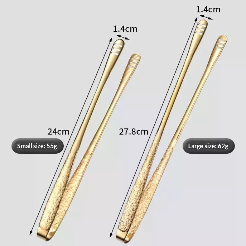 Stainless Steel BBQ & Kitchen Tongs – Reusable Food Tongs