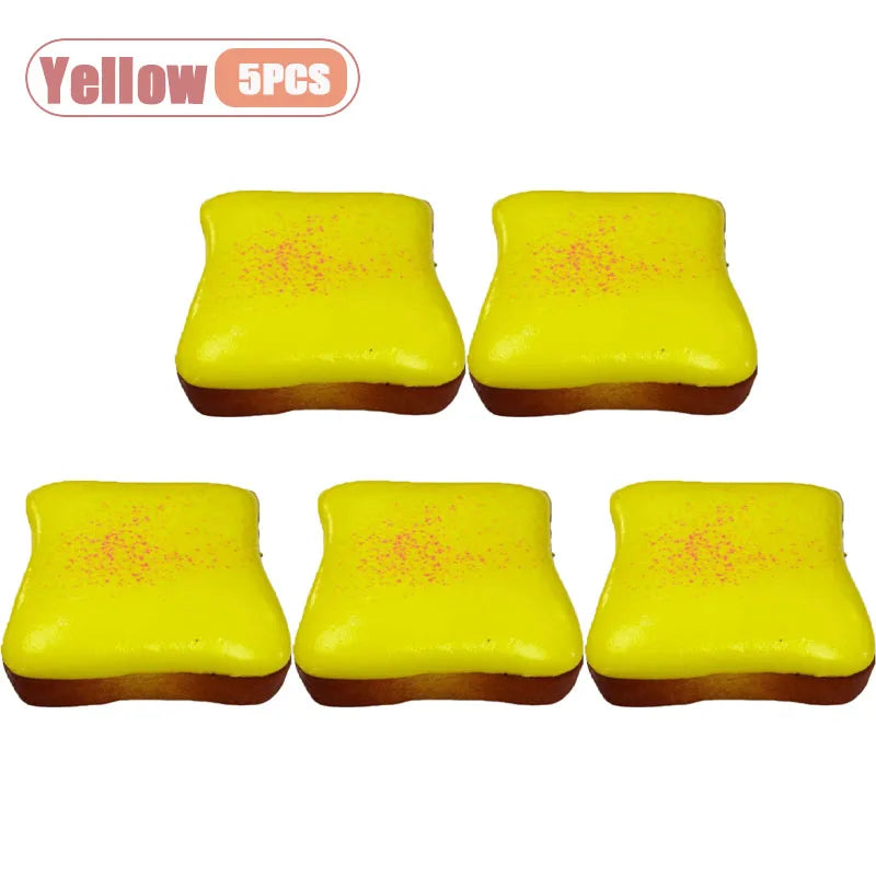 Squishy Cream Toast Slow Rising Fidget Toy | Stress Relief