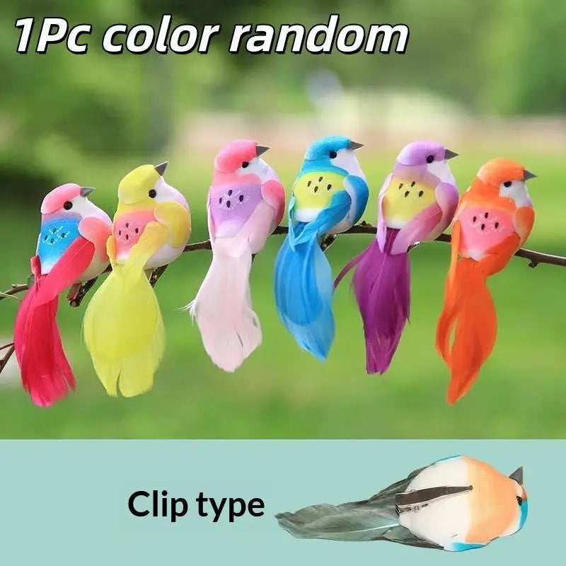 3D Artificial Foam Feather Birds – Party & Wedding Decor