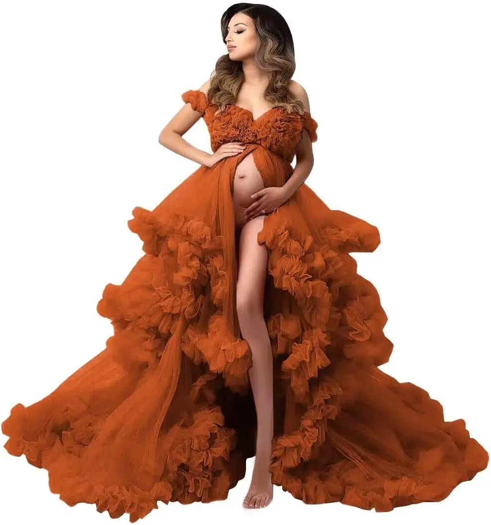 Tulle Maternity Dress | Photoshoot & Baby Shower Gown