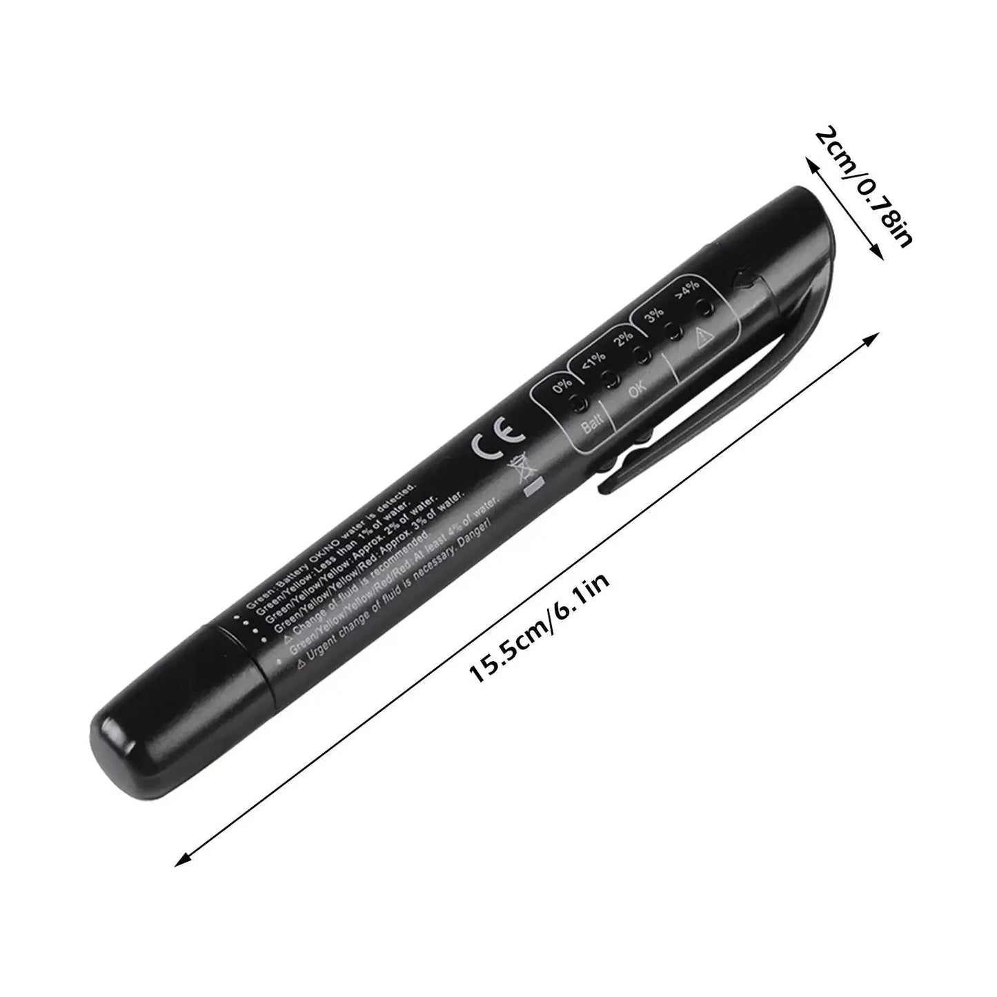 Universal Brake Fluid Tester Accurate Oil Quality Diagnostic Tools LED Indicator Liquid Testing Pen Automotive Brake Oil tester Peaceful Pleasures Health and Wellness