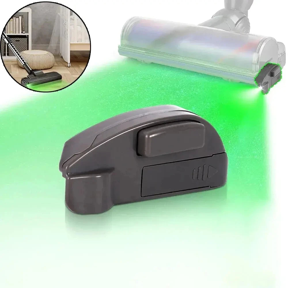 HOMEFISH Vacuum Cleaner Dust Display LED Lamp Detect Microscopic Dust Invisible Pet Hair Vacuum Cleaner Accessories(No Battery) Peaceful Pleasures Health and Wellness